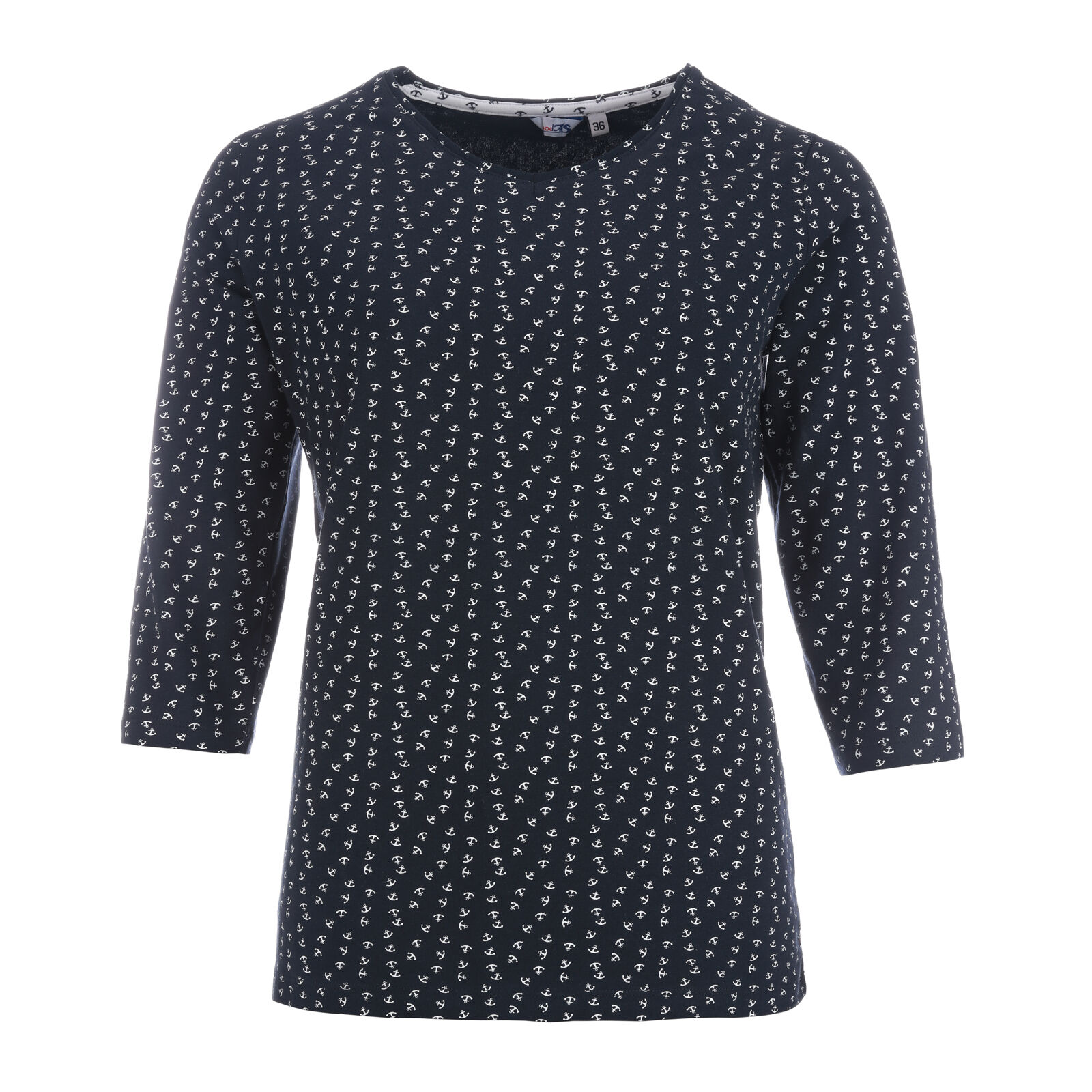 40109-16_marine_01 Maritimes Damen-Shirt Anker Restposten