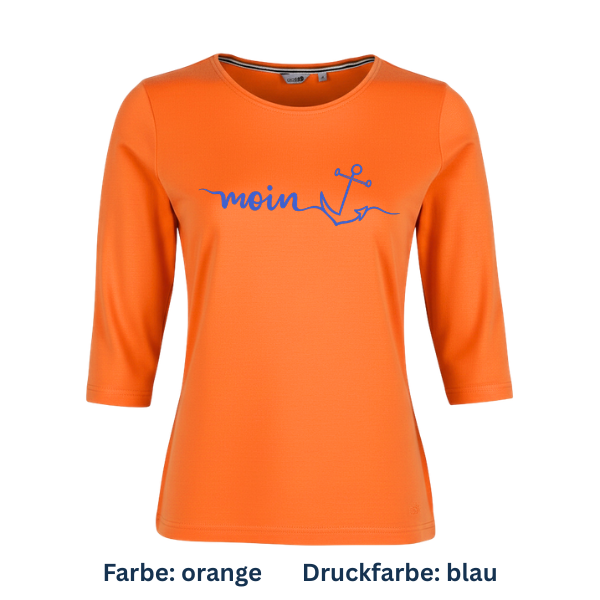 Moin-Shirt-orange-blau