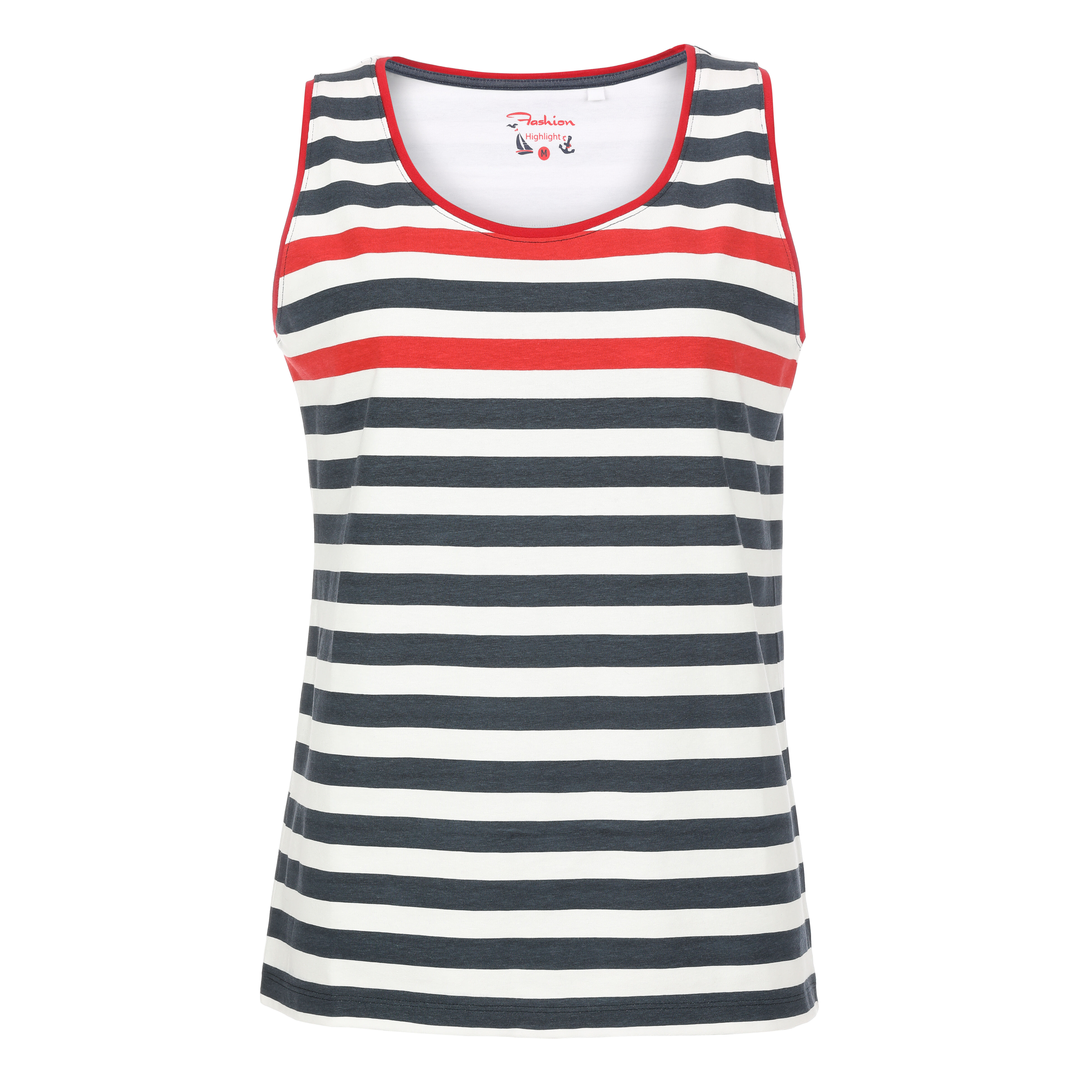 Damen-Top Blockstreifen SALE