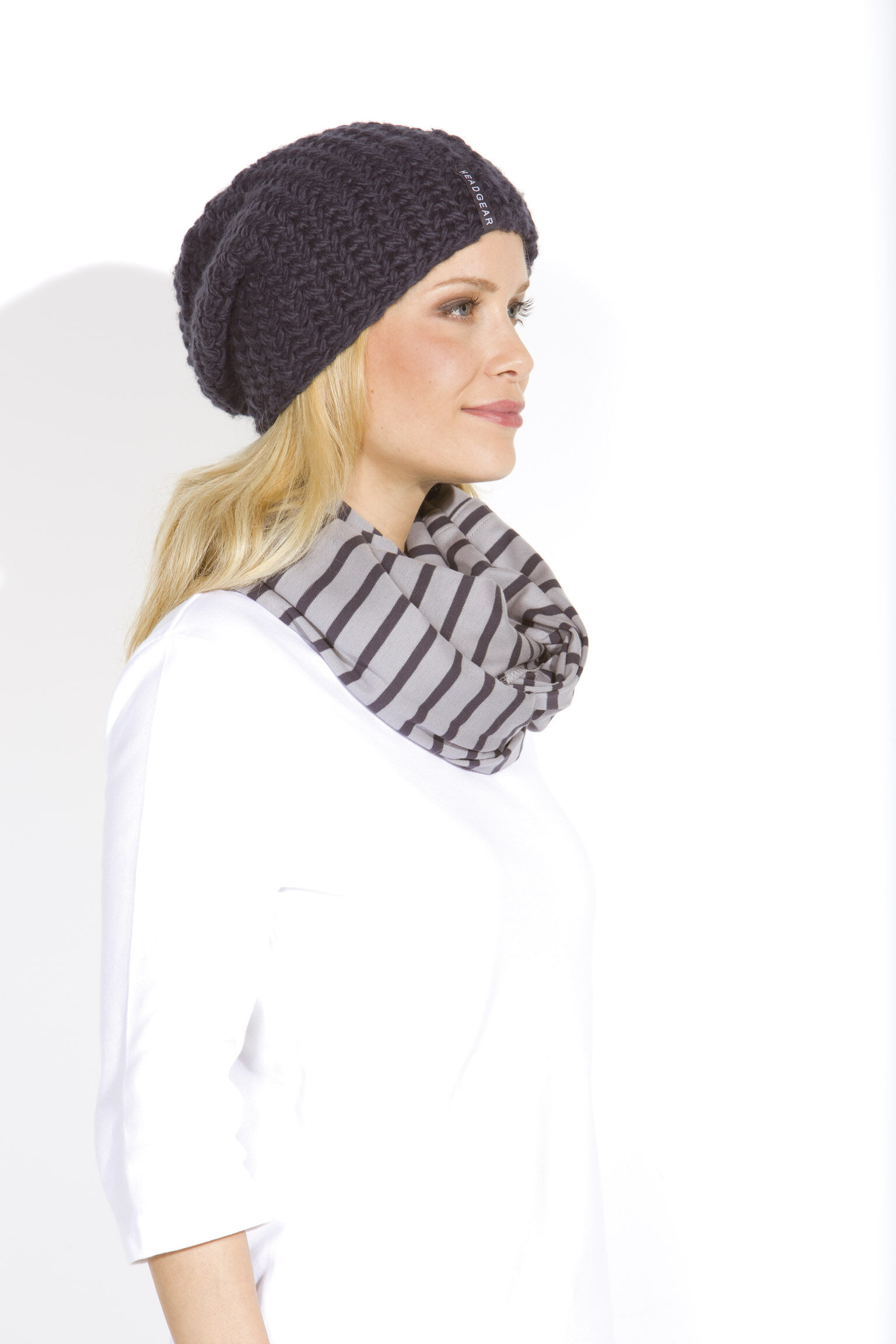 Grobstrick-Beanie