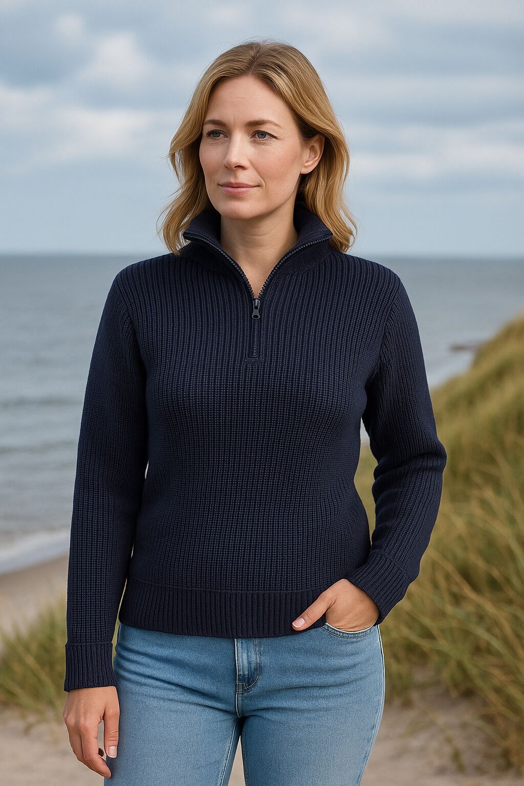 Damen-Troyer, 100% Schurwolle