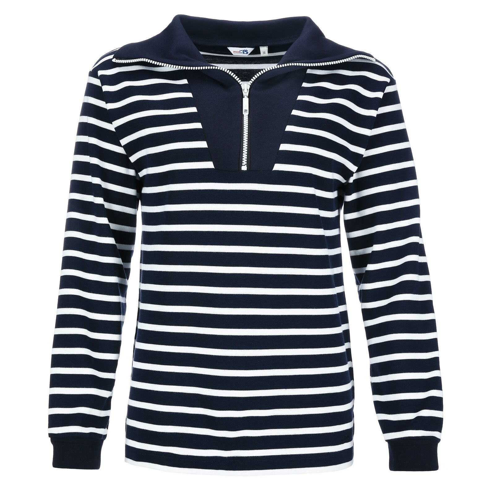 22006-05_blau-weiss_01 Maritimes Troyer-Shirt