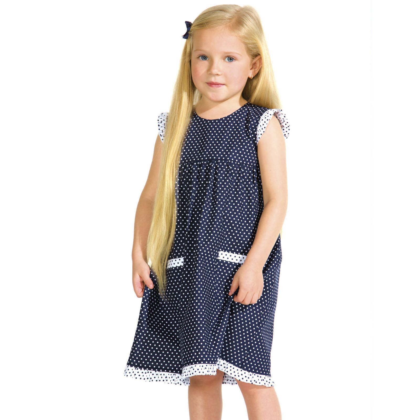 Kinderkleid, gepunktet Sonderpreis