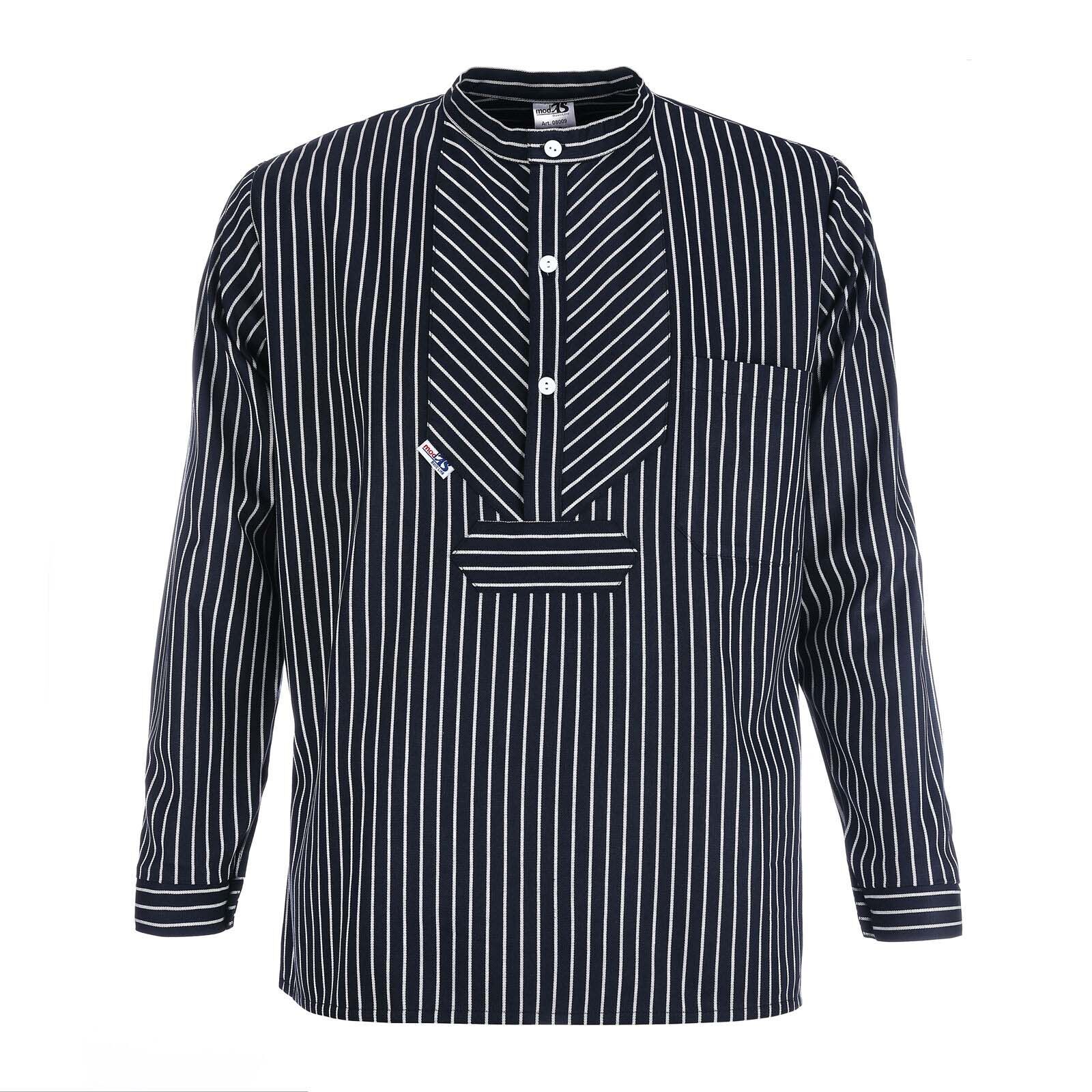 Fischerhemd "BasicLine" breiter Streifen