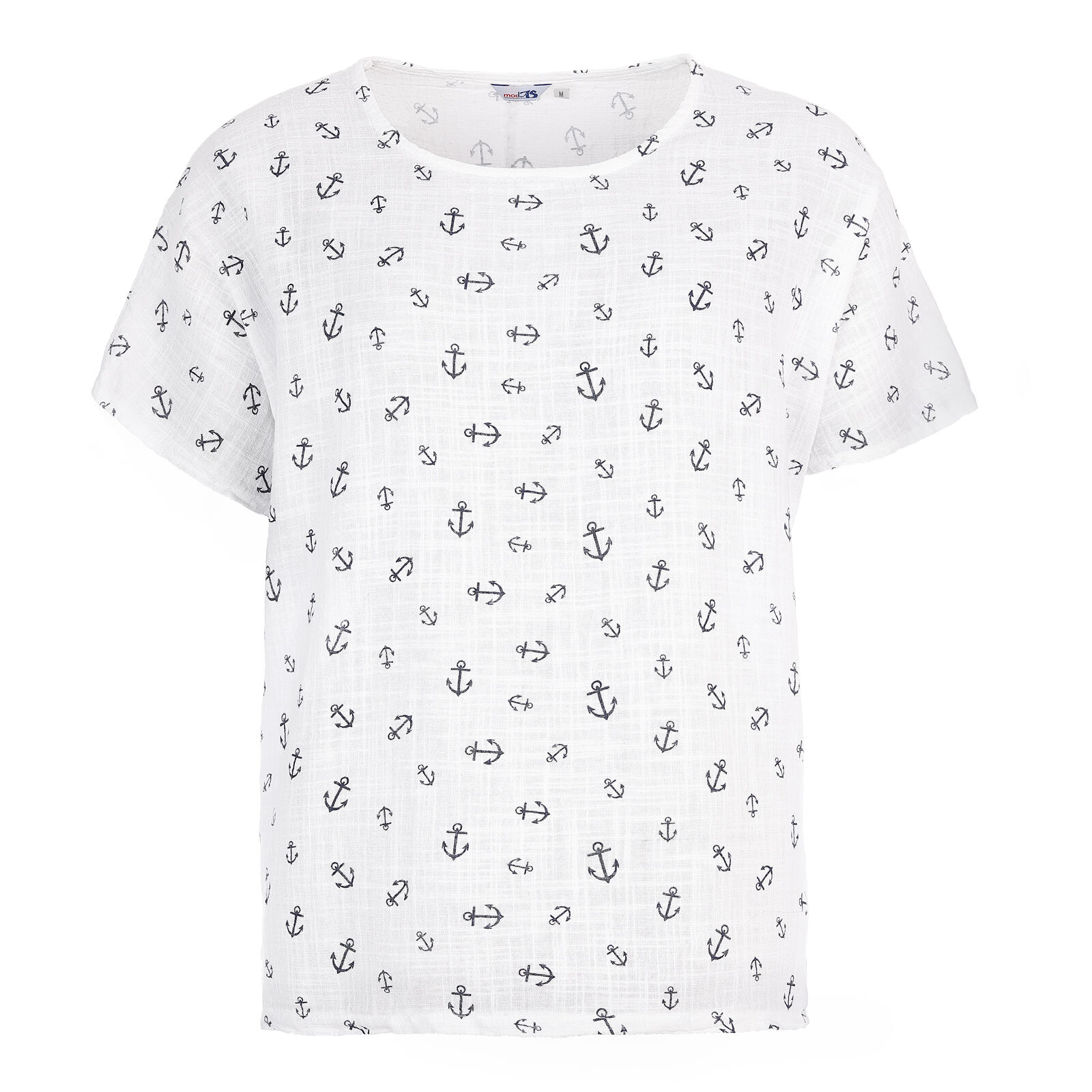 Damen-T-Shirt, Leinentouch Restposten - Sonderpreis