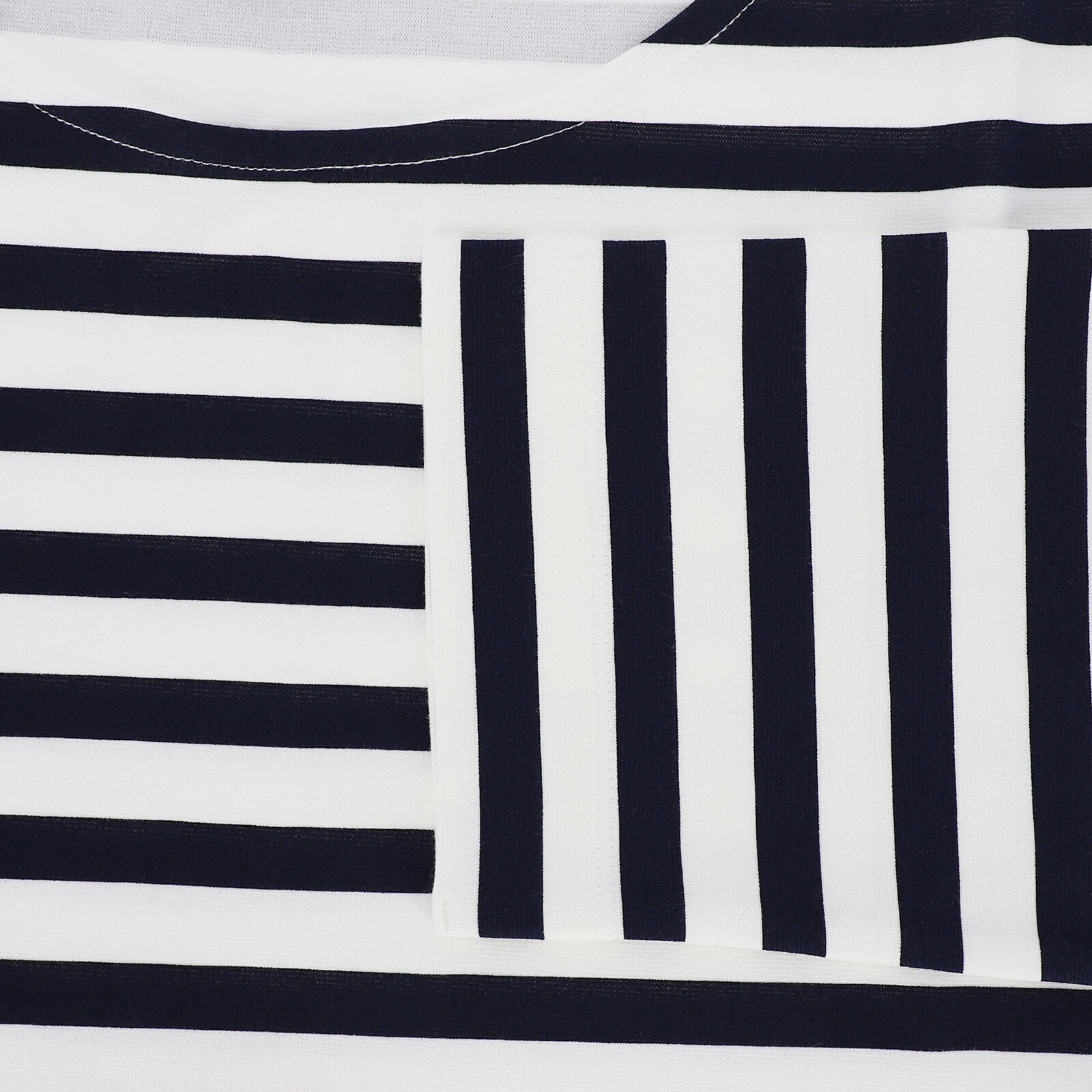 46116-damen-strick-t-shirt-blau-weiss-detail