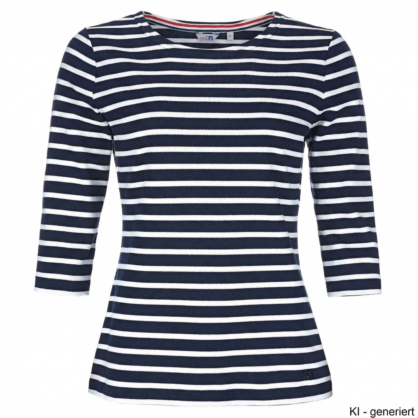 Maritimes Damen-Shirt 3/4-Arm